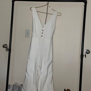 V neck jumpsuit